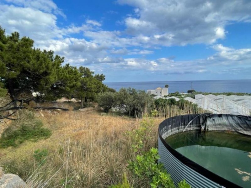 Mavros Kolimpos Kreta, Mavros Kolimpos: Grundstück mit Meerblick zu verkaufen Grundstück kaufen